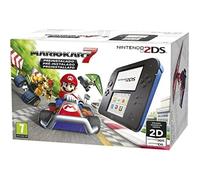 Console Nintendo 2DS Noir / Bleu + Mario Kart 7 préinstallé