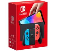 Console portable - Nintendo - Switch OLED - bleu néon/rouge néon - 64 Go - Adaptateur UK-FR
