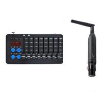 Console pour dmx 32 Voies 3000mAh Portable Console pour dmx 32(high-end) | Gestion précise 32 canaux, transmission fil optionnelle, pour idéal pour spectacles vivants