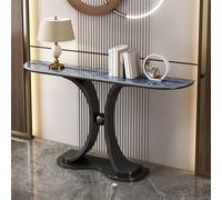 Console pour entrée, design étroit avec cadre en métal, espace de rangement pour couloir et salon, facile à monter