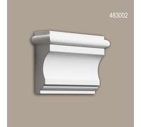 Console Profhome 483002 Moulure exterieure Élement décorative Élément de façade style Néo-Classicisme blanc