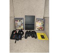 Console PS2 Slim - SONY - Version Française - 2 Jeux Inclus - Manette DualShock 2 - Carte Mémoire Neuve