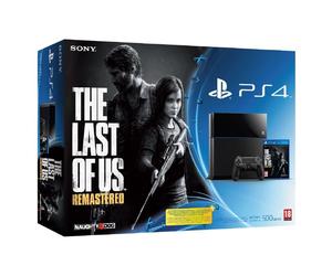 Console PS4 500 Go Noire + The Last of Us Remastered
