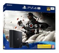 Console PS4 Pro 1To Noire/Jet Black + Ghost of Tsushima