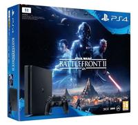 Console PS4 Slim 1To Noire/Jet Black + Star Wars Battlefront II - PlayStation Officiel