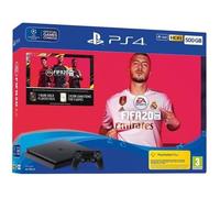 Sony PlayStation 4 Slim 500 GO + FIFA 20 + PS Plus 14 jours, Avec 1 Manette Sans Fil DUALSHOCK 4 V2
