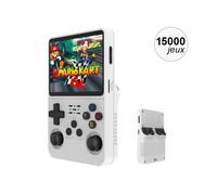 Console Rétro Gaming - Écran HD 3,5"" - 15000 Jeux - Blanc