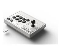 8Bitdo Arcade Stick Noir, Blanc RF/USB Joystick Analogique/Numérique PC, Xbox One, Xbox One S, Xbox One X, Xbox Series S, Xbox Series X