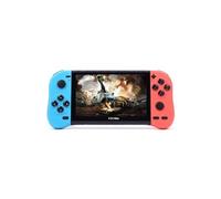 Console rétrogaming X50 Max Consoles de jeux portables 5.1pouces pour double joueur Rouge Bleu