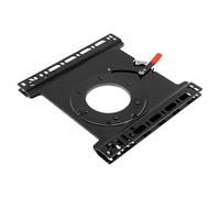 Console rotative pour siège conducteur - Rotation à 360° - 46,5 x 46 cm | Adaptateur rotatif pour camping-car - 3 cm - Plat à 360° - Socle rotatif pour transporteur - En acier poli