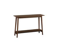 Console scandinave déco bois de noyer. 1 étagère