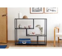 Console scandinave métallique noire Duvignac