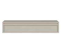 Console - SELSEY - EVO - 90 cm - tiroir suspendu - crème
