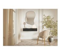 Console - SELSEY - VELDIO - 90 cm - suspendue - Noir