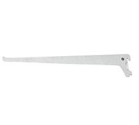 Console simple blanc entraxe 50mm longueur 250mm - MONIN - 526-200