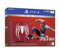 Console Sony Ps4 Slim 1 To Rouge Édition Limitée + Jeu Spider-Man