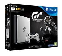 Console PS4 Slim 1To Édition Limitée Silver Design + Gran Turismo Sport + Qui Es-Tu ? (À télécharger) - PlayStation Officiel