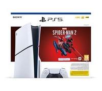 Console Sony PS5 Slim Edition Standard Blanc et Noir + Marvel's Spider-Man 2 Blanc et Noir G