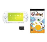 Console Sony PSP Value Pack Blanche Céramique + Memory Stick Duo 1 Go + LocoRoco G