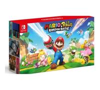 Nintendo Console Switch 64 Go avec Mario et les Lapins Crétins – Néon Rouge/Bleu