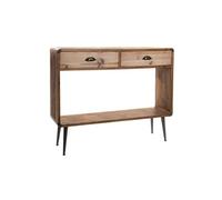 Console / Table console en bois coloris naturel - Longueur 115 x Profondeur 30 x Hauteur 96 cm -PEGANE- Bois https://www.fnac.com/mp47469008/Console-Table-console-en-bois-coloris-naturel-Longueur-115-x-Profondeur-30-x-Hauteur-96-cm-PEGANE/w-4?oref=7eabcf27-62bf-4a19-0110-7d10e08e6ea8