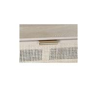 Console Table console en Paulownia et MDF coloris naturel - Longueur 120 x Profondeur 42.5 x Hauteur 78 cm --