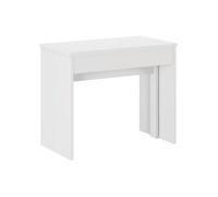 Console table extensible 12 couverts - 6 rallonges - Blanc - ONEGA