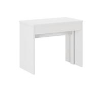 Console table extensible 12 couverts - 6 rallonges - Blanc - ONEGA