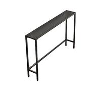 Console Très Étroite en Fer, Table D'appoint Murale pour Canapé, Salon, Entrée De Chambre - Couloir (Taille: 120CM, Couleur: Noir/Blanc)