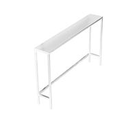 Console Très Étroite en Fer, Table D'appoint Murale Pour Salon, Entrée De Chambre - Canapé, Couloir (Taille: 150CM, Couleur: Blanc)