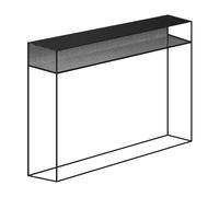 Console Tristano 124x31x100cm steel sheet 0.2cm