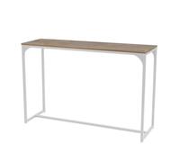Console - URBAN LIVING - La Casa Blanca - Bois MDF et métal - Blanc - 120x39x79 cm