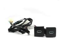 Console USB Socket AUX Centre De Port USB Compatible Avec VW Pour Golf 6 Pour Jetta Pour Voiture MK5 Double Pour Adaptateur D'entrée De Type C Câble D'interface De Prise PD