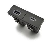 Console USB Socket AUX Compatible Avec VW Pour Polo 2011-2013 Double QC3.0 Pour Type C PD Prise D'interface USB Rapide Pour Chargeur Adaptateur Bouton 12V 24 V