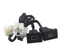 Console USB Socket AUX Console Centrale Port USB Compatible Avec VW Pour Polo 2011-2013 Voiture QC3.0 Et Pour Prise D'interface PD Pour Type C Charge Rapide Téléphone Automatique