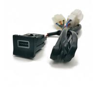 Console USB Socket AUX Prise USB AUX Console Compatible Avec VW Pour Polo 2014-2018 Prise D'interface Unique Voiture 12 V Chargeur QC3.0 Adaptateur Charge Rapide Pour Téléphone