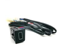 Console USB Socket AUX Prise USB Auxiliaire Compatible Avec VW Pour CC 2011 2012 Téléphone Unique Pour Chargeur QC3.0 Interface Prise De Charge
