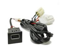 Console USB Socket AUX Prise USB Prise Auxiliaire Compatible Avec VW Pour Multivan Pour T6 Voiture Rapide Chargeur QC3.0 Adaptateur D'interface Prise Téléphone Portable