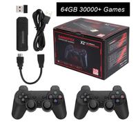 Console Vidéo Rétro Game X2 Plus,256g,50000,Jeu Gd10 Pro,4k,Manette Sans Fil 3d Hd,Émulateur Tv 50 Pour Ps1,N64,Dc - Type 64g