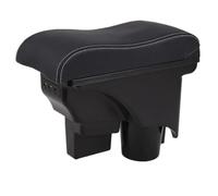 Console Voiture Accoudoir Boîtier D'accoudoir De Voiture Avec Interface USB Dédiée Pour VW Pour Golf 6 5 Mk6 MK5 Pour Jetta 2007-2012(A style leather 3USB1)