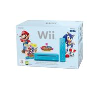 CONSOLE WII BLEUE MARIO ET SONIC AU JO DE LONDRES | reconditionné