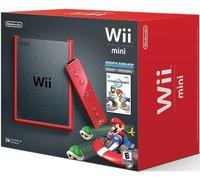Nintendo Console de jeu Wii Mini Mario Kart Wii Rouge, noir mat