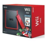 Nintendo Console de jeu Wii Mini Mario Kart Wii Rouge, noir mat