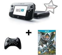 Console Wii U Premium Monster Hunter 3 Ultimate Limitée - Noir - 32 Go - Pack