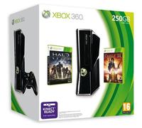 Console Xbox 360 250 Go - Microsoft - Spéciale - Noir - Fable III - Halo Reach