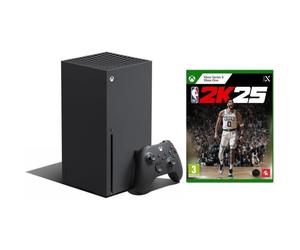 Console Xbox Series X 1To Noir + NBA 2K25 - XB1/XBS - Jeu Xbox Series X