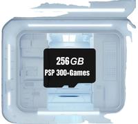 Consoles de jeu portables, 11000 jeux inclus, installation facile, 256G 300 jeux PSP
