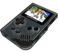 Consoles de jeux portables, mini console de jeux de poche classique GBA transparente 32 bits rétro d'enfance avec 40 jeux GBA uniques et prise en charge du téléchargement de la carte TF ( Size : Black