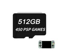 Consoles de jeux vidéo, capacité de stockage de 512G, compatibilité avec plusieurs consoles de jeux, 512G 450 jeux PSP