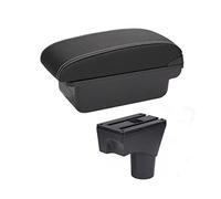 Consoles Main Repose-Bras Voiture Armrest Box Central Storage Content Storage Box Armrests With Cupboard For MARCH For Micra For K13 For MK4 IV(Black white line)